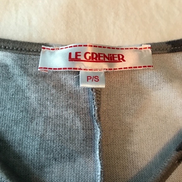 Le Grenier - Gray Long Sleeves Shirt - Picture 5 of 6